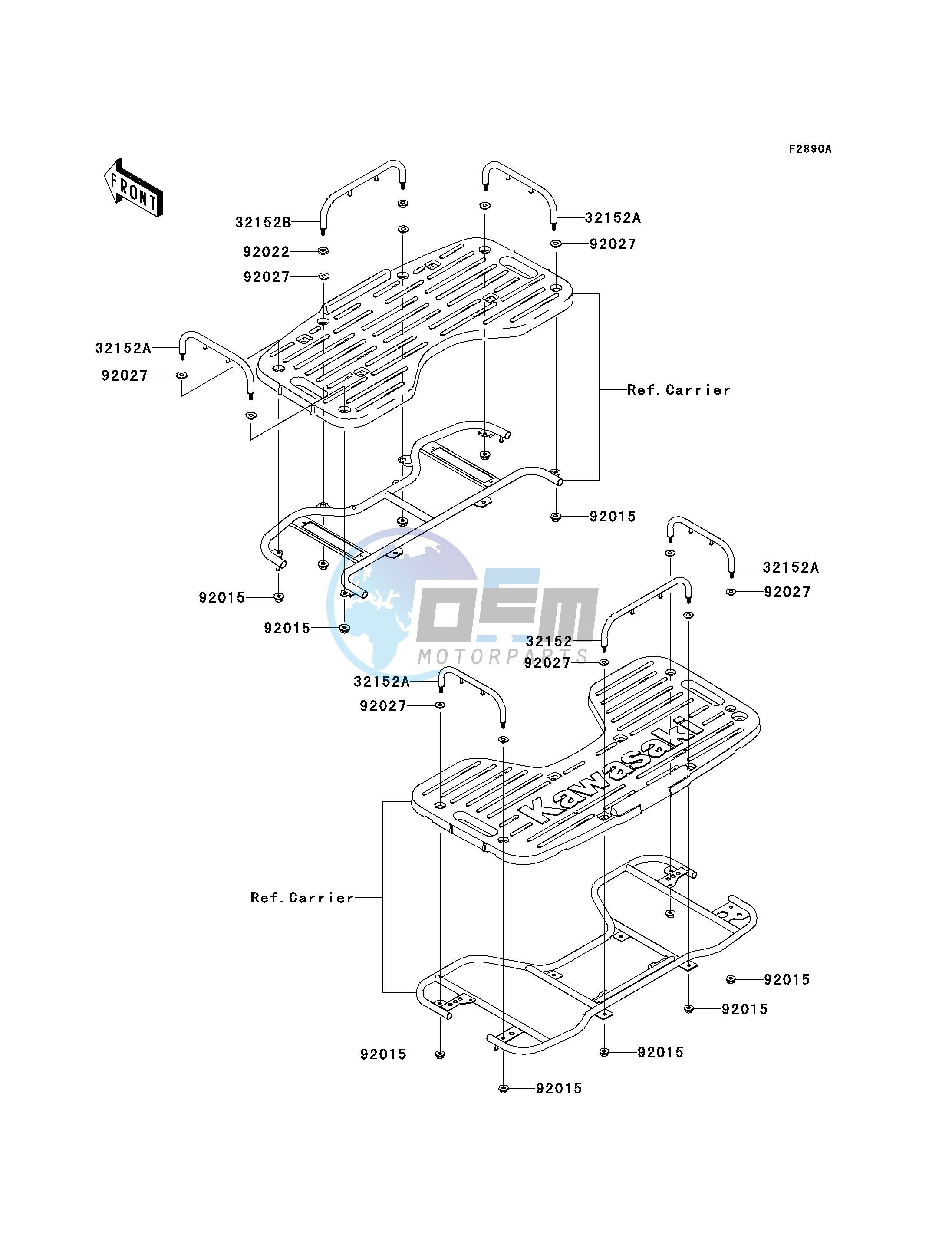 OPTIONAL PARTS-- CARRIER GUARD- -