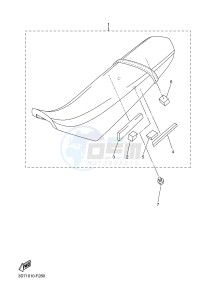 WR250R (32DR) drawing SEAT