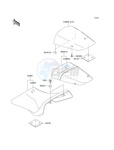 ZX 1200 A [NINJA ZX-12R] (A2) [NINJA ZX-12R] drawing SEAT