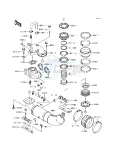 JF 650 B [TS] (B8) [TS] drawing MUFFLER-- S- -