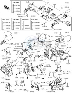 VULCAN S ABS EN650EHF XX (EU ME A(FRICA) drawing Chassis Electrical Equipment