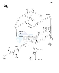 KAF 540 D [MULE 2020] (D1) [MULE 2020] drawing GUARD_CAB FRAME