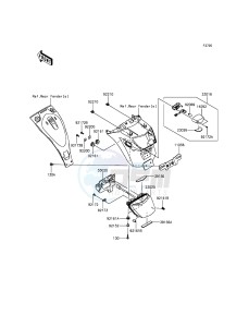 VULCAN S EN650AGF XX (EU ME A(FRICA) drawing Taillight(s)