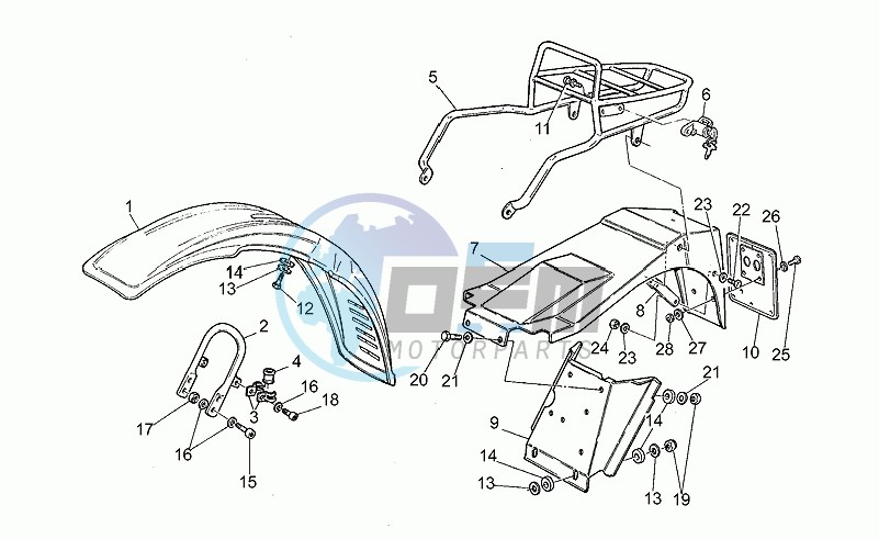 Front mudguard