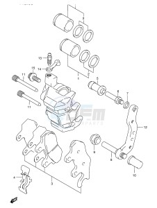 LT-A500F (E24) drawing FRONT CALIPER