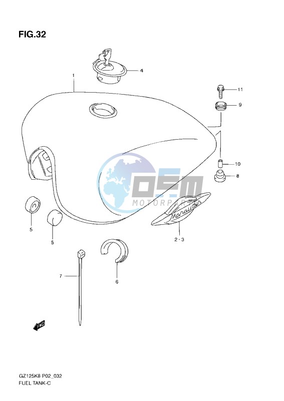 FUEL TANK K8