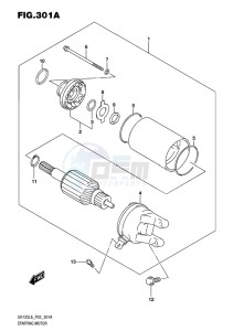 UH125 ABS BURGMAN EU drawing STARTING MOTOR