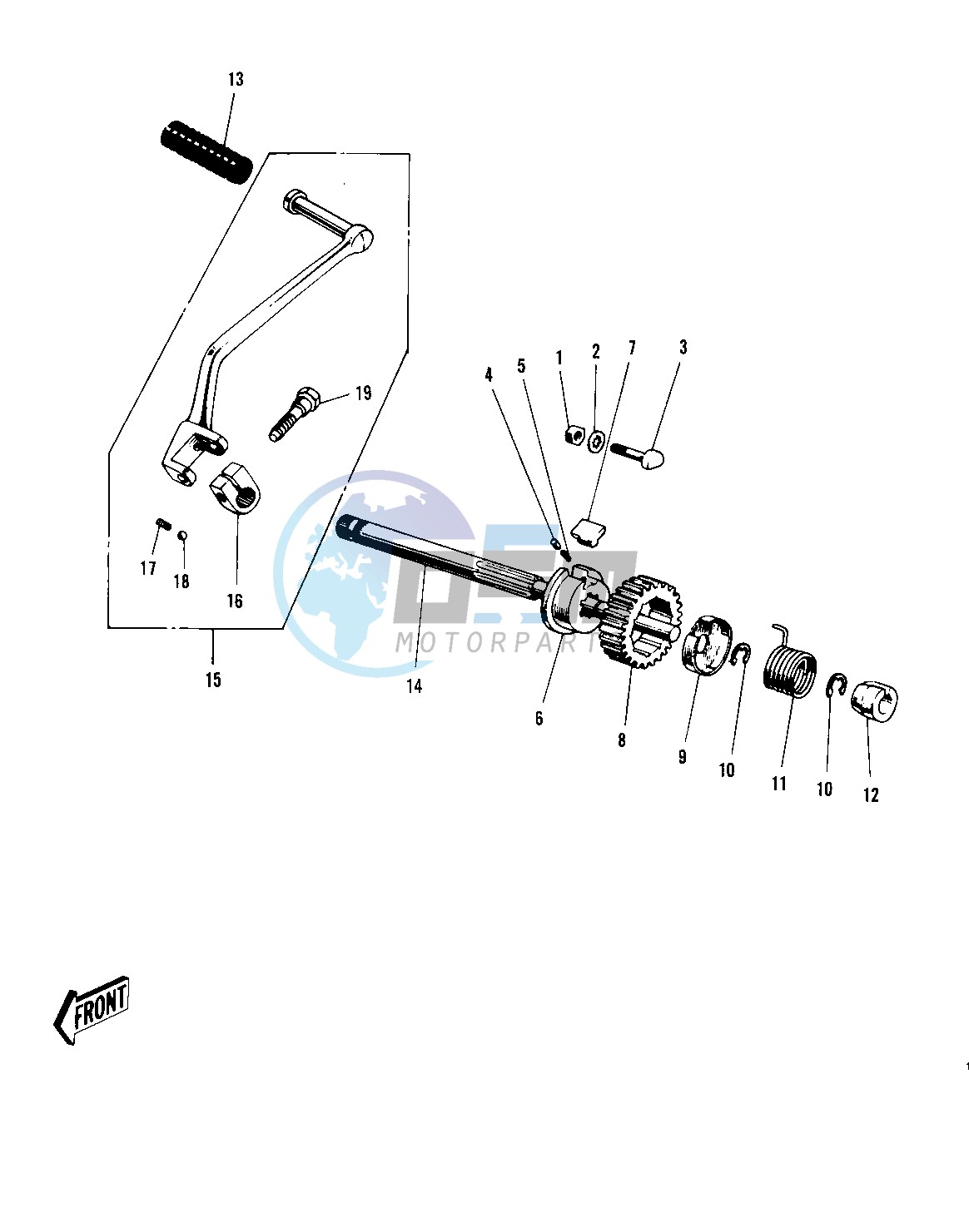 KICKSTARTER MECHANISM