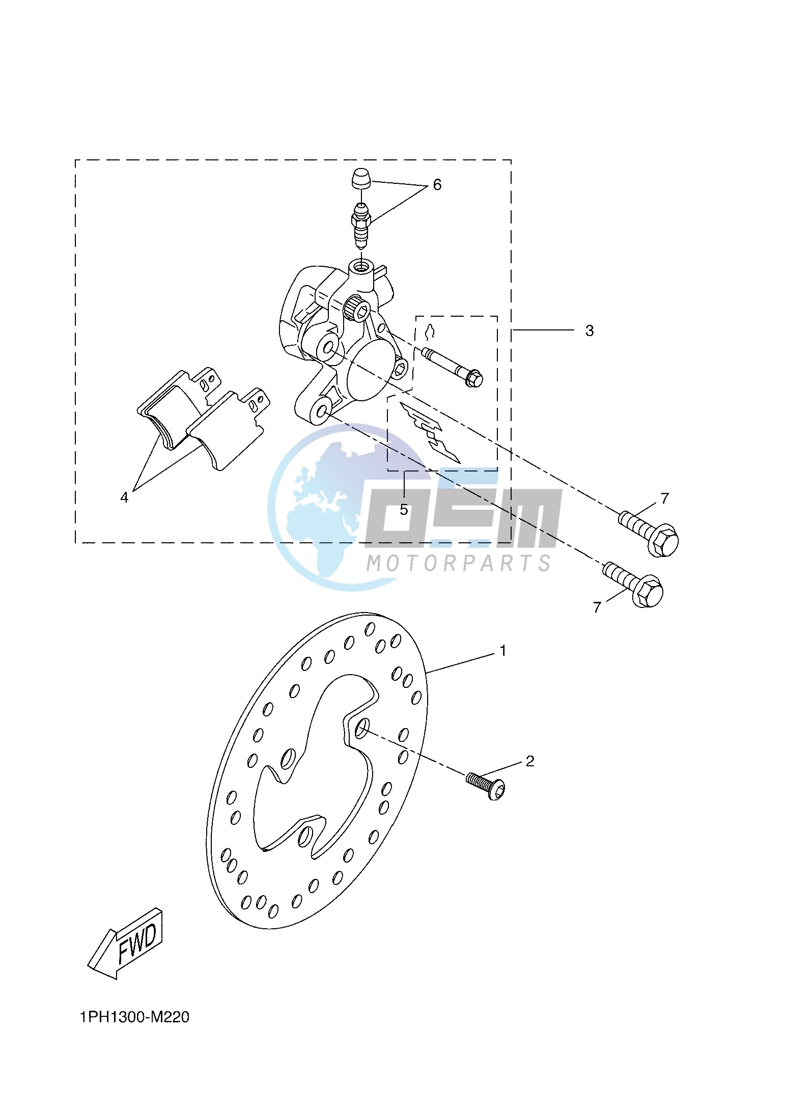 FRONT BRAKE CALIPER