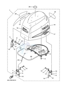 F225BETX drawing FAIRING-UPPER