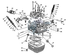 W16 500 drawing CYLINDER HEAD