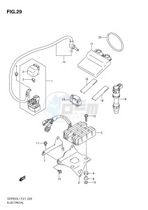 GSF650 (E21) Bandit drawing ELECTRICAL (GSF650UAL1 E21)