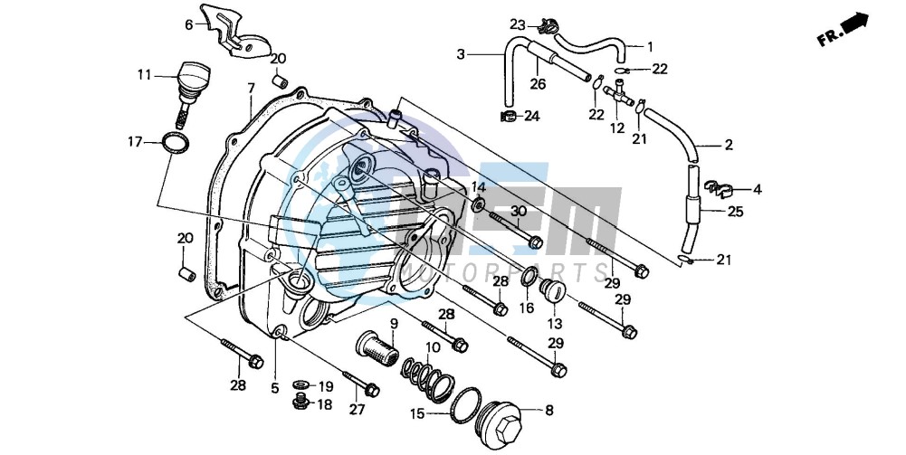 RIGHT CRANKCASE COVER