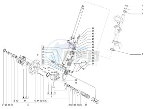 S 150 4T ie College USA drawing Fork - steering tube - Steering bearing unit