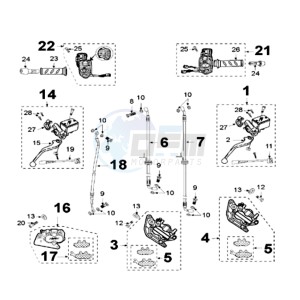 SAT 500 drawing BRAKE SYSTEM