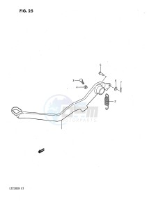 LT230E (E1) drawing REAR BRAKE