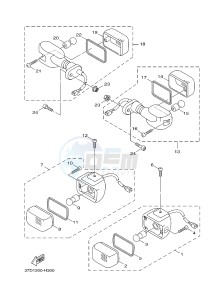 YW125CB BW'S 125 (37D7) drawing FLASHER LIGHT