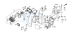 CRM125R drawing TAILLIGHT