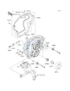 KLE 650 A [VERSYS] (9F-9F) A8F drawing HEADLIGHT-- S- -