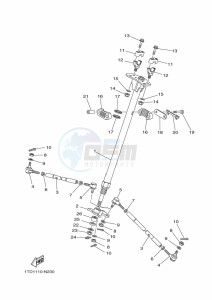 YFZ450R YFZ45YSSK (BW2E) drawing STEERING