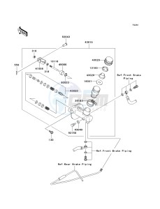 KAF 400 B [MULE 600] (B6F-B9F) B7F drawing MASTER CYLINDER