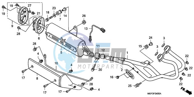 EXHAUST MUFFLER