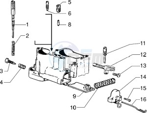 PX 150 E drawing Carburettor lower