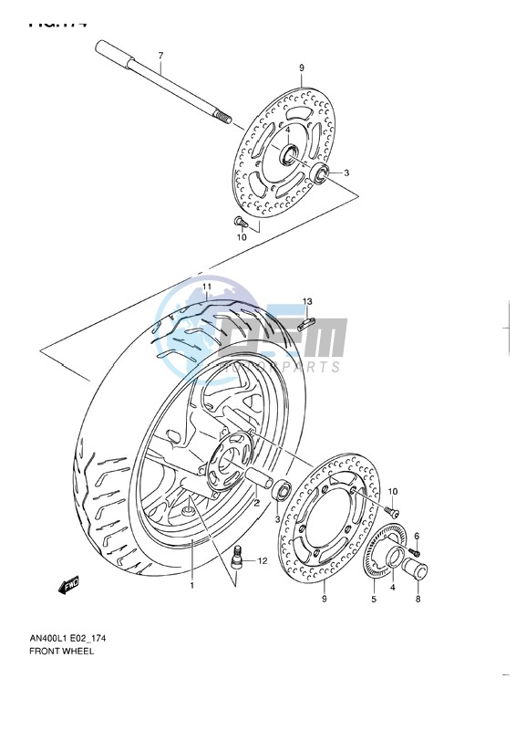 FRONT WHEEL