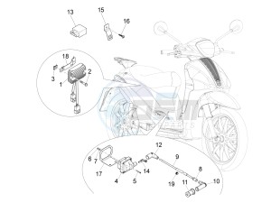 Liberty 150 4t 2v ie e3 (Vietnam) drawing Voltage Regulators - Electronic Control Units (ecu) - H.T. Coil