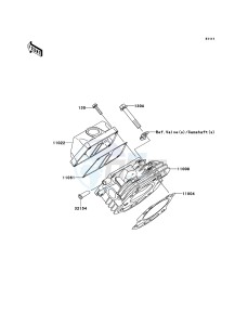 MULE_610_4X4 KAF400AEF EU drawing Cylinder Head