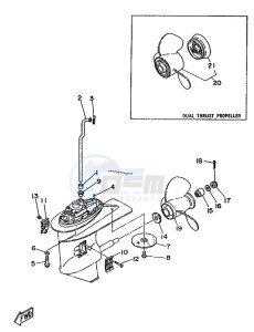 25N drawing LOWER-CASING-x-DRIVE