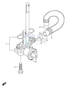 DR350 (E1) drawing FUEL COCK