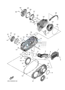 XP530D-A (BC39) drawing CRANKCASE COVER 2