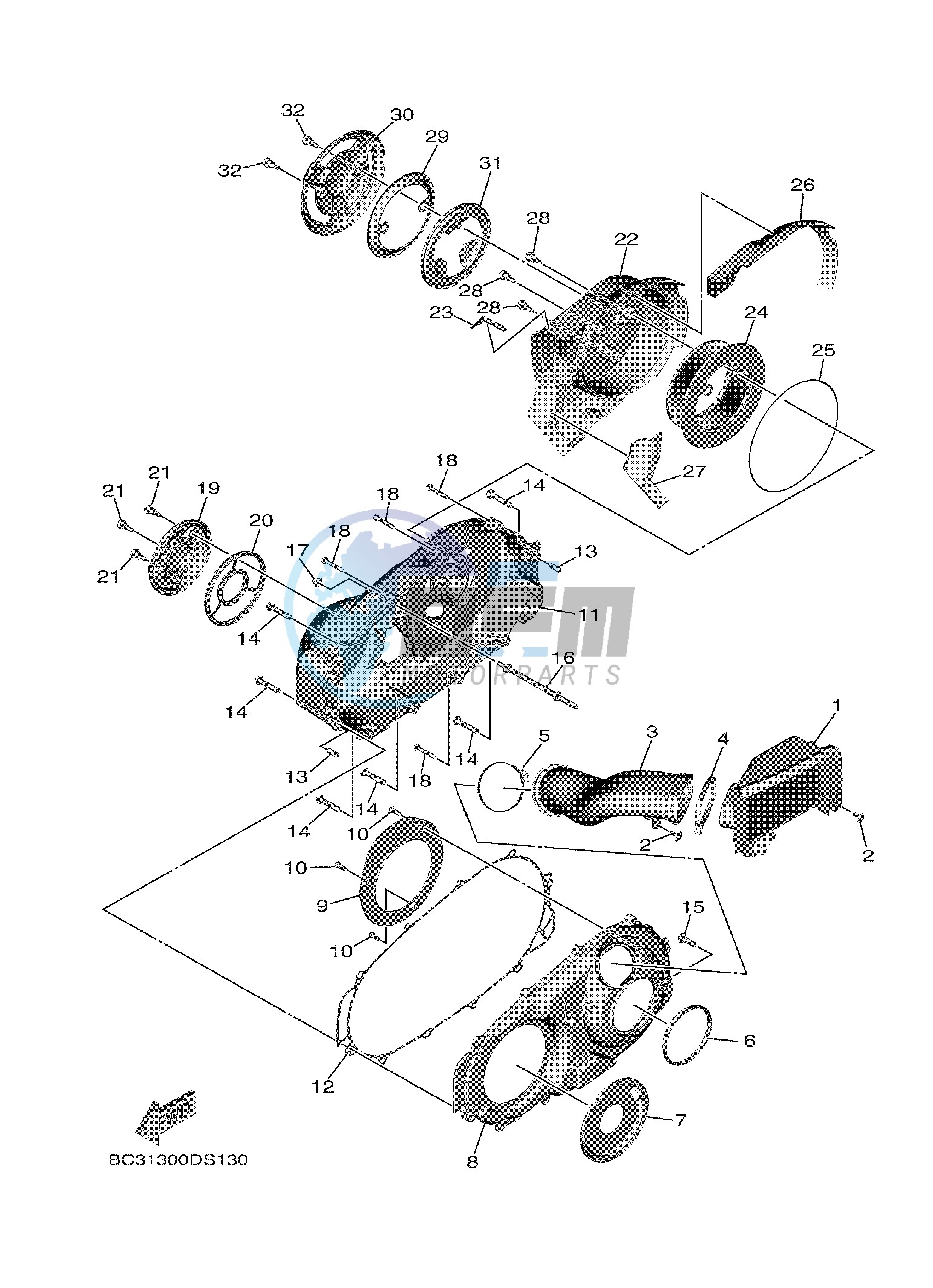 CRANKCASE COVER 2