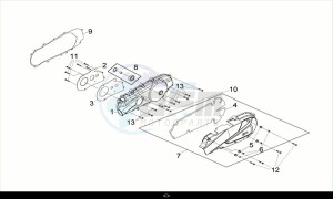 JOYMAX-Z+ 125 (LW12W3-EU) (M2) drawing L. CRANK CASE COVER