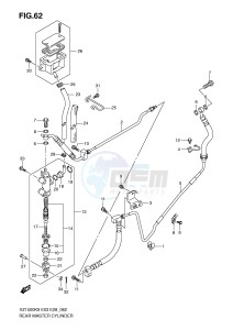 VZ1500 (E3-E28) drawing REAR MASTER CYLINDER