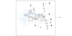 CBF600SA drawing CARRIER BRACKET