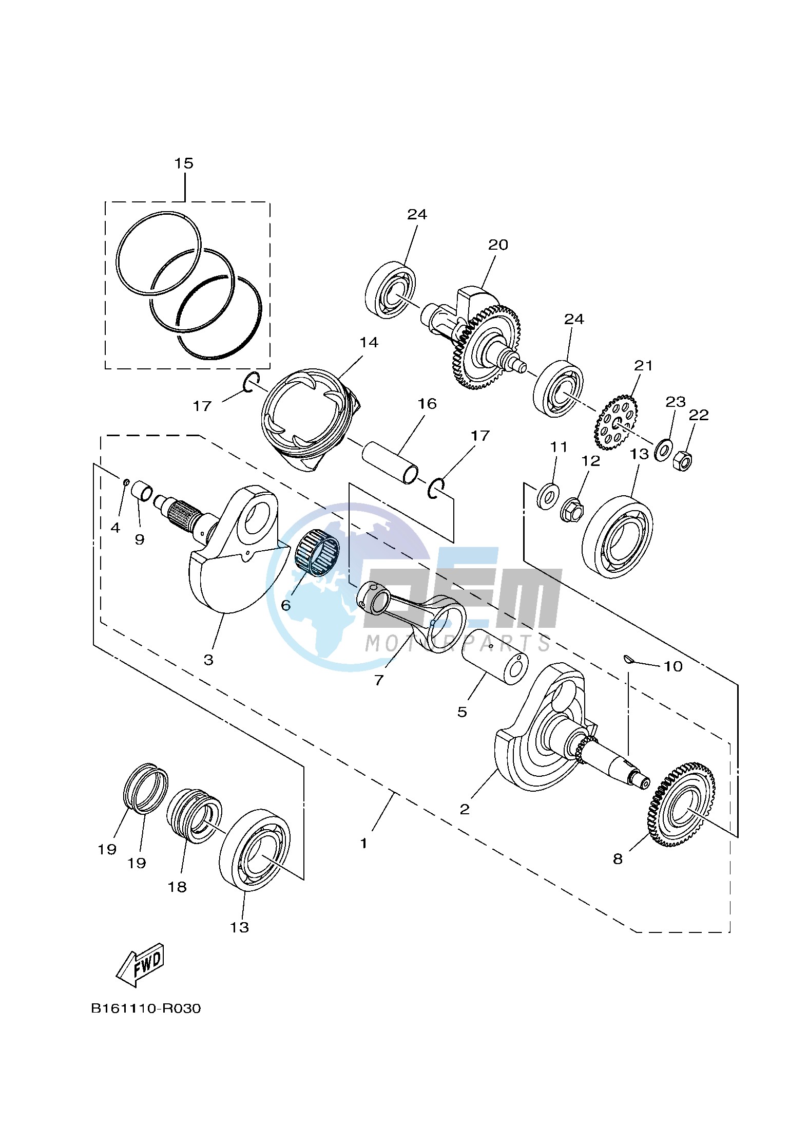 CRANKSHAFT & PISTON