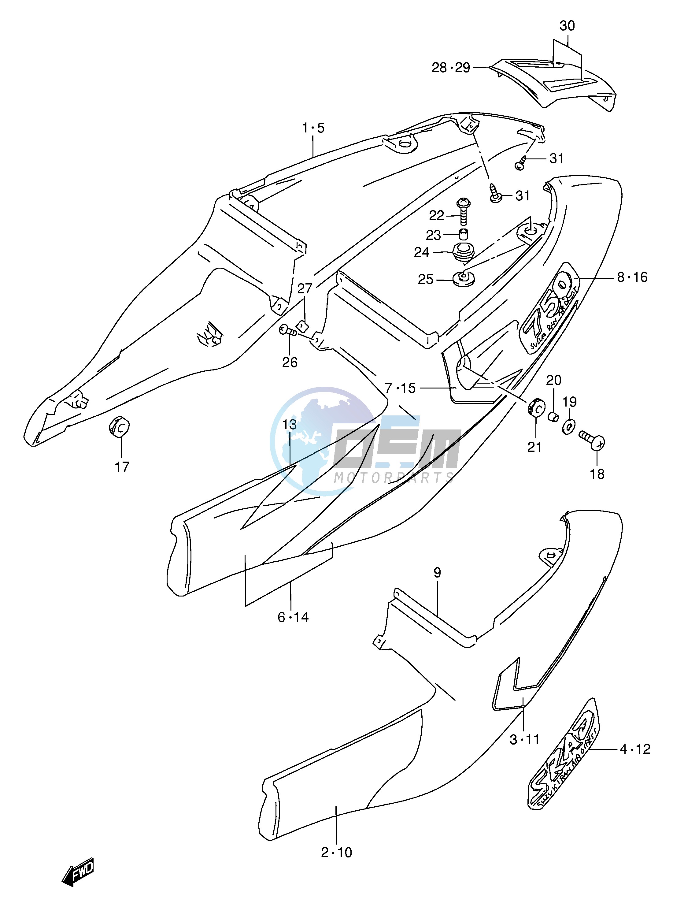 FRAME COVER (MODEL V)