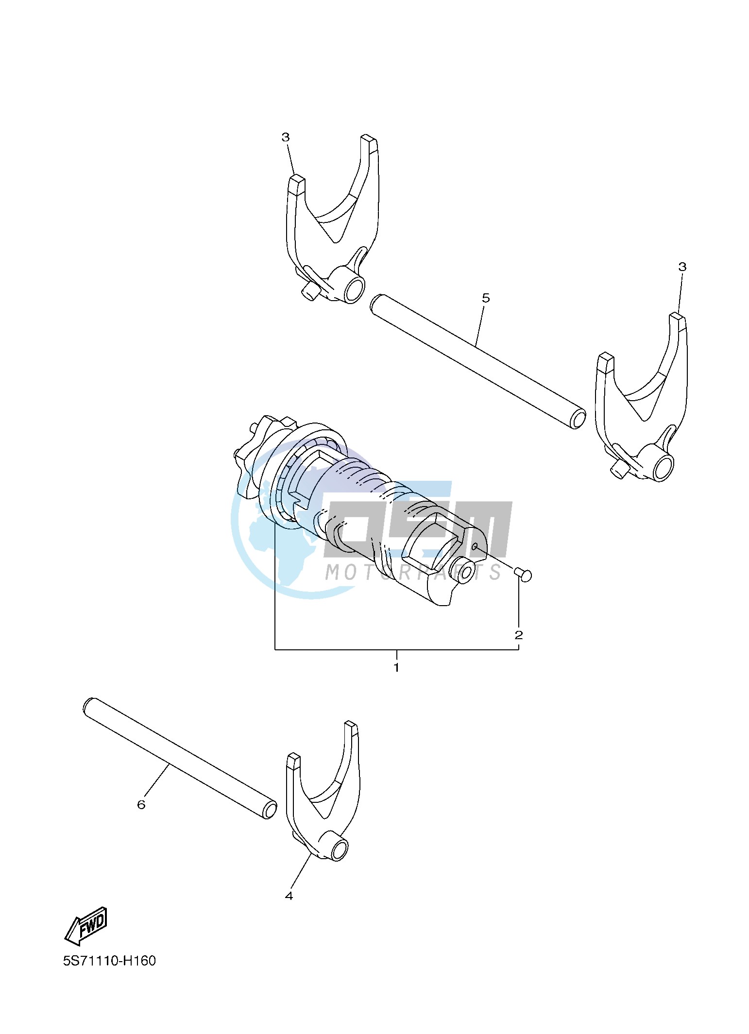 SHIFT CAM & FORK