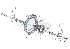 CANYON 500 drawing FRONT WHEEL