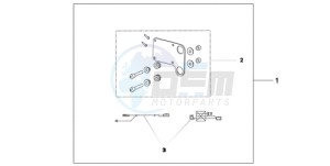 CB600F9 Europe Direct - (ED / 25K) drawing HEATED GRIP ATT.