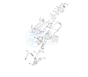 YP R X-MAX ABS 250 drawing EXHAUST