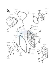 ZX 600 D [NINJA ZX-6] (D1) [NINJA ZX-6] drawing ENGINE COVER