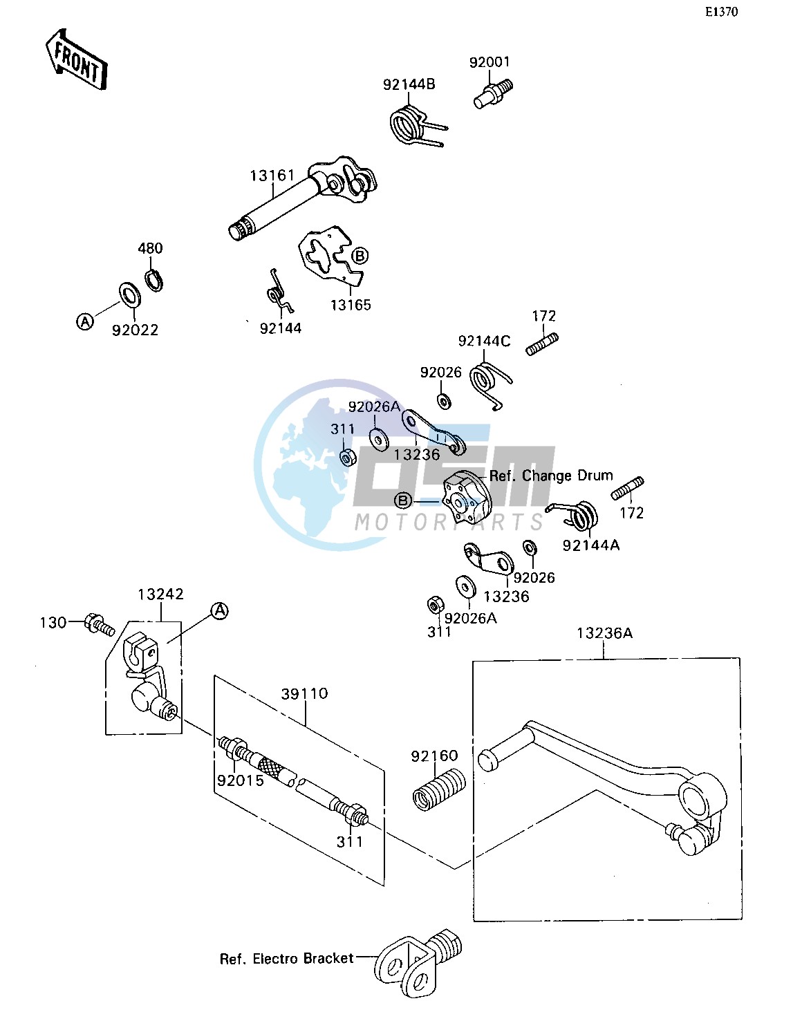 GEAR CHANGE MECHANISM