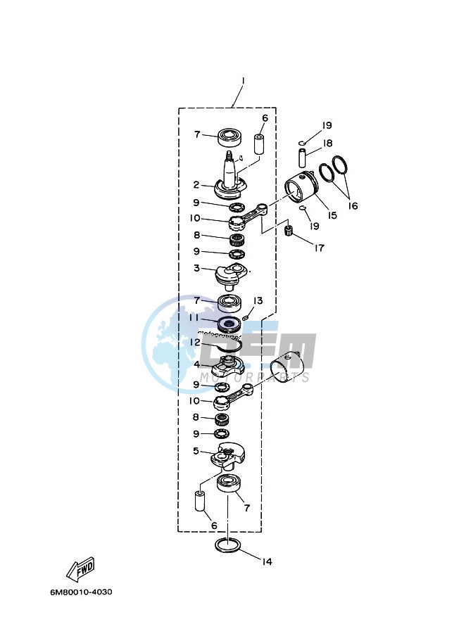 CRANKSHAFT--PISTON