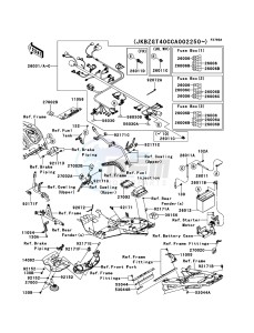 1400GTR_ABS ZG1400CDF FR GB XX (EU ME A(FRICA) drawing Chassis Electrical Equipment