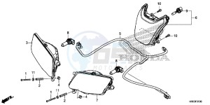 TRX500FM5G TRX500FM Australia - (U) drawing HEADLIGHT