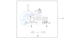 CB1000R9 Australia - (U) drawing HEATED GRIP ATT.