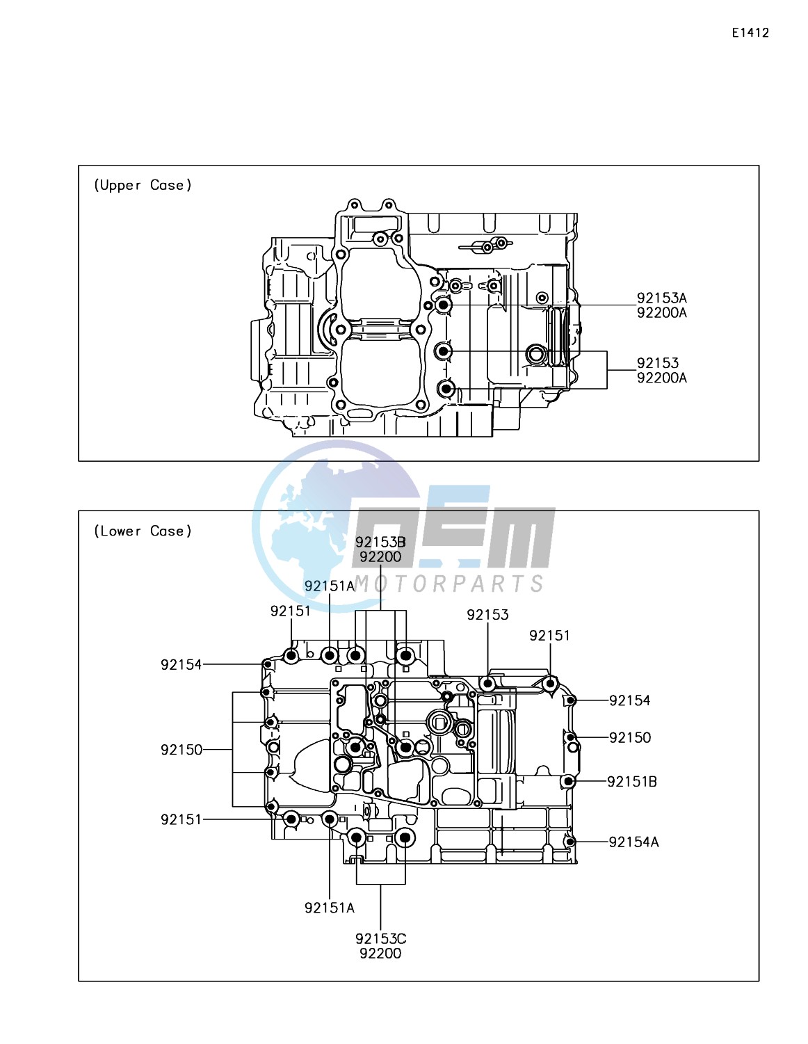 Crankcase Bolt Pattern